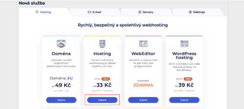 Zvoľte si webhosting na Webglobe