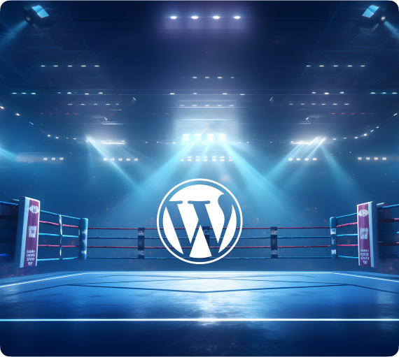 Silný WordPress hosting v boxerskom ringu