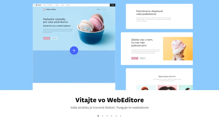 S WebEditorom je tvorba webu jednoduchá