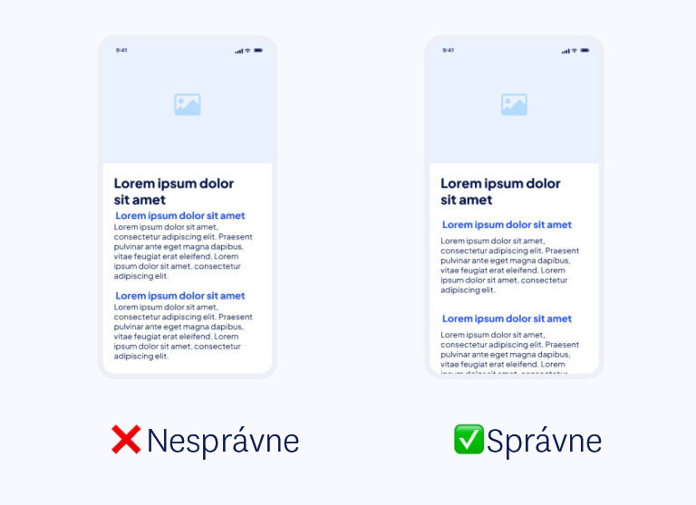 Ukážka textu optimalizovaného na mobil.